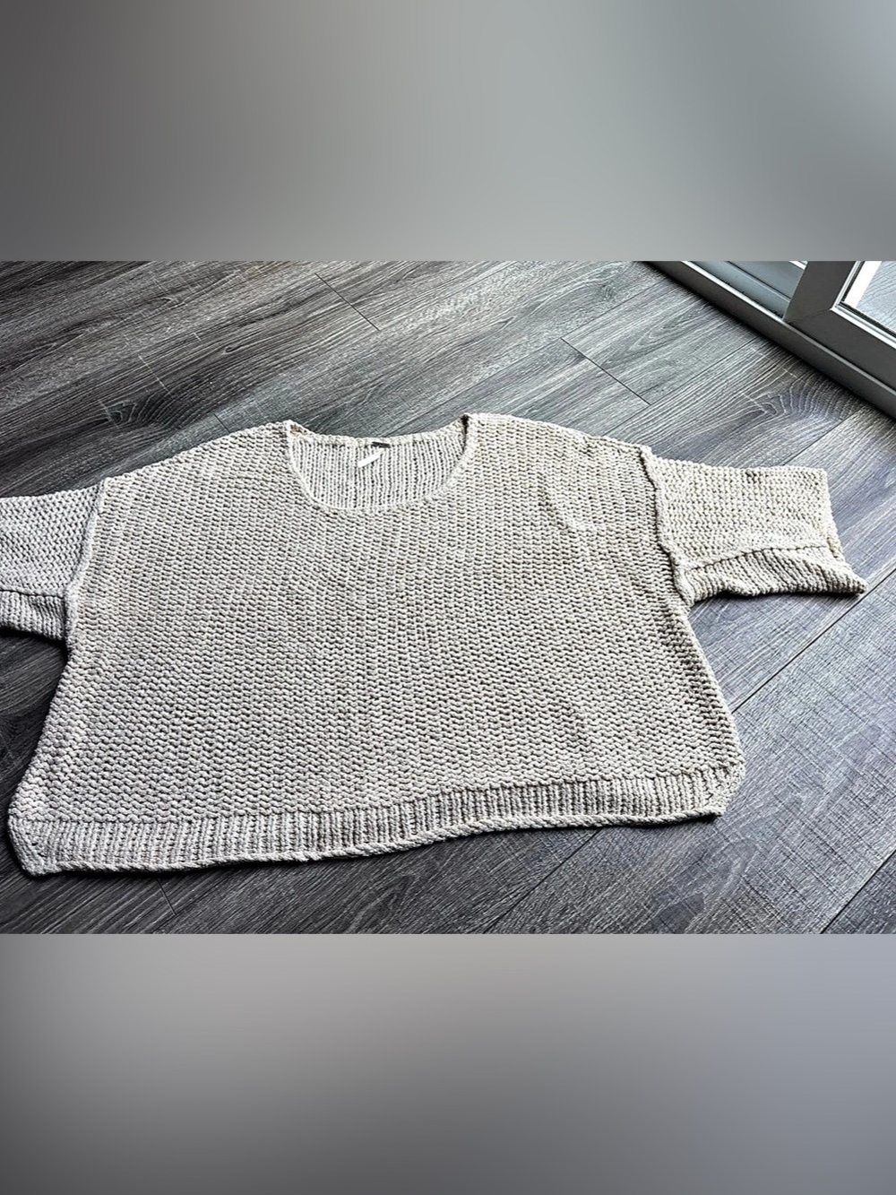 Free People Pullover Sweater in Cream, Medium